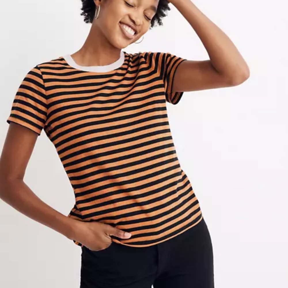 Madewell northside vintage tee in lark stripe SOLD